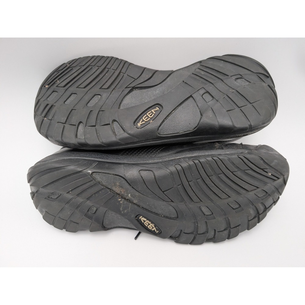 Keen Oxford Shoes Mens 9.5 Black Leather Lace Up Work Gorpcore Rugged Utility - Picture 7 of 7